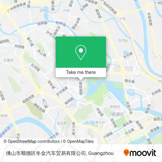 佛山市顺德区冬金汽车贸易有限公司 map