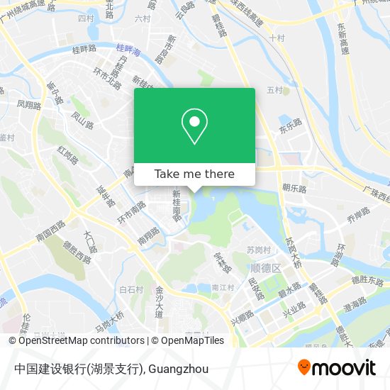 中国建设银行(湖景支行) map