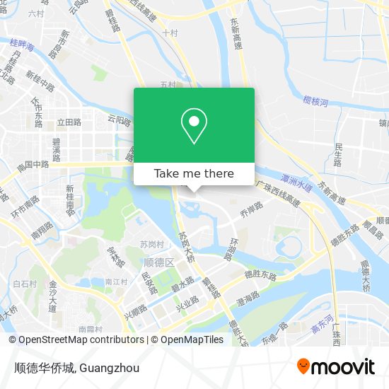 顺德华侨城 map