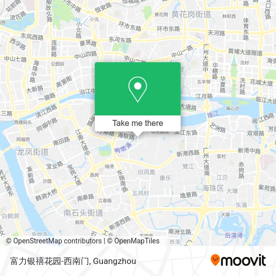富力银禧花园-西南门 map