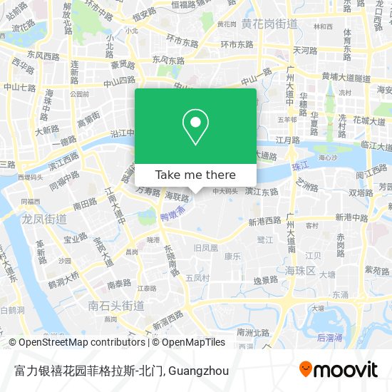 富力银禧花园菲格拉斯-北门 map