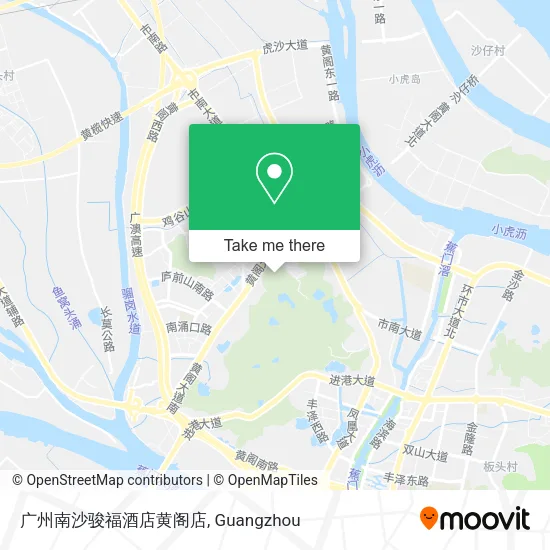 广州南沙骏福酒店黄阁店 map