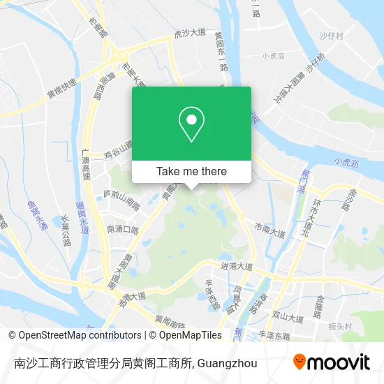 南沙工商行政管理分局黄阁工商所 map
