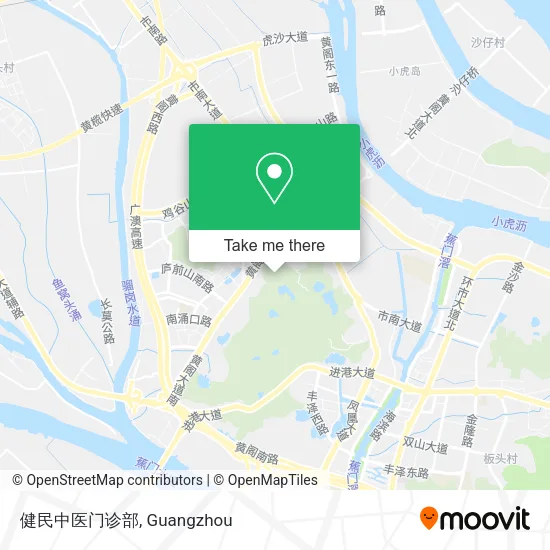 健民中医门诊部 map