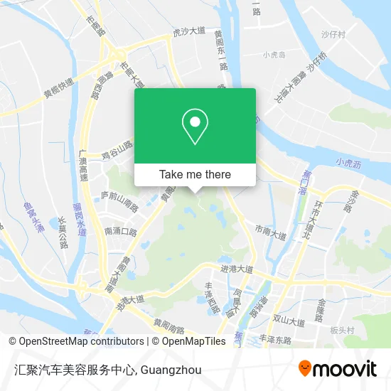 汇聚汽车美容服务中心 map