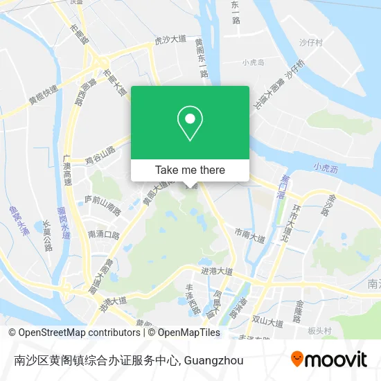 南沙区黄阁镇综合办证服务中心 map