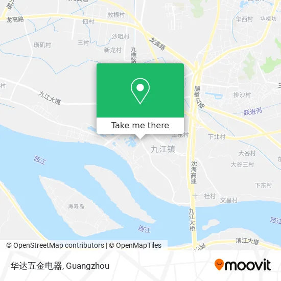 华达五金电器 map