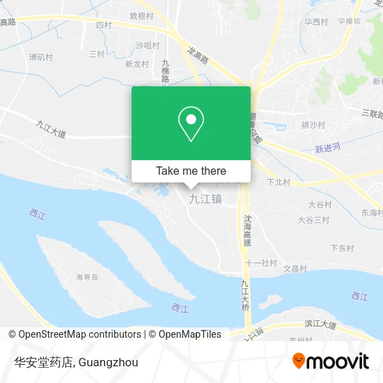 华安堂药店 map