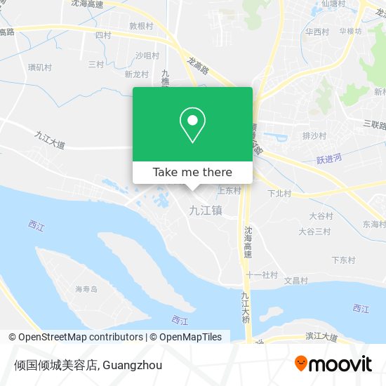倾国倾城美容店 map