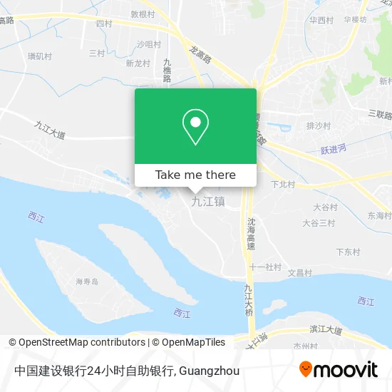 中国建设银行24小时自助银行 map