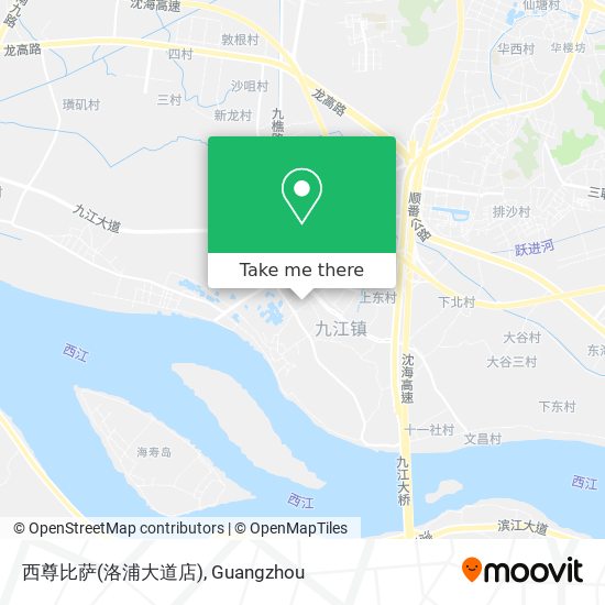 西尊比萨(洛浦大道店) map