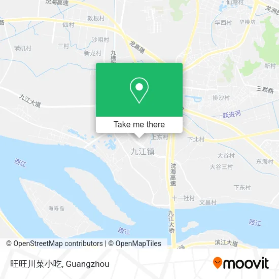 旺旺川菜小吃 map