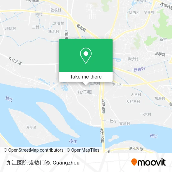 九江医院-发热门诊 map