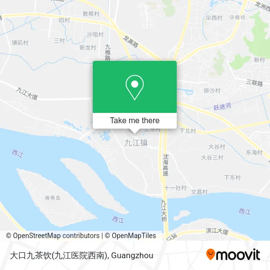 大口九茶饮(九江医院西南) map