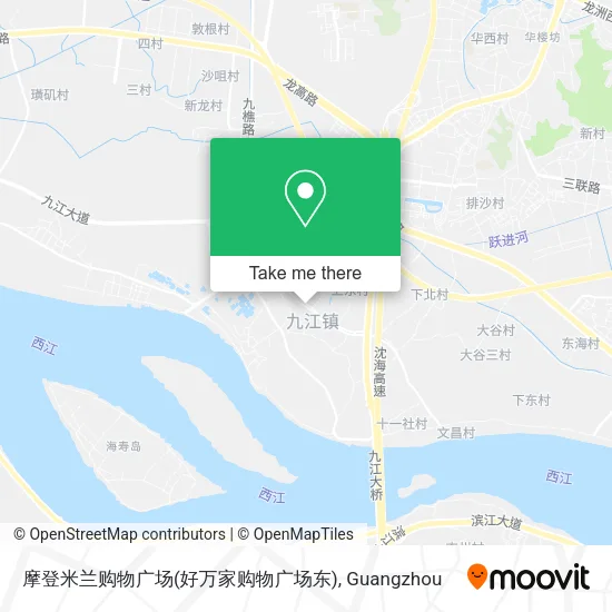 摩登米兰购物广场(好万家购物广场东) map