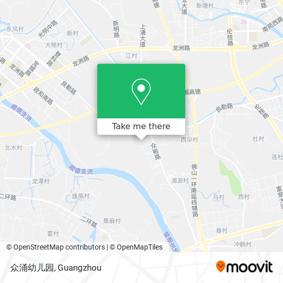 众涌幼儿园 map