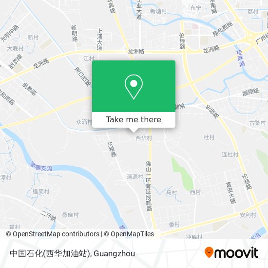 中国石化(西华加油站) map