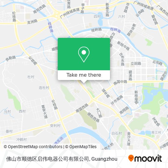 佛山市顺德区启伟电器公司有限公司 map