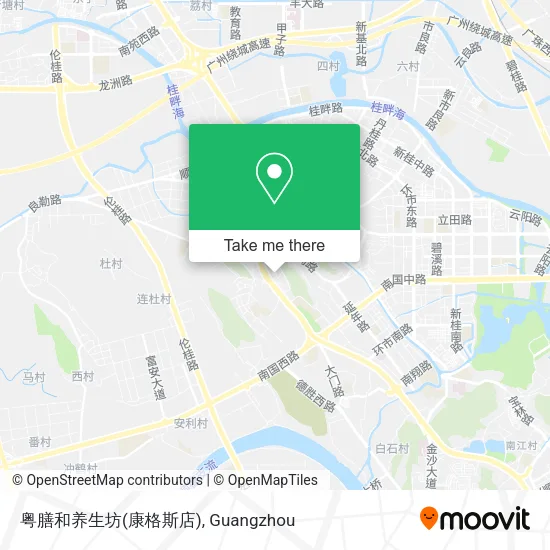 粤膳和养生坊(康格斯店) map