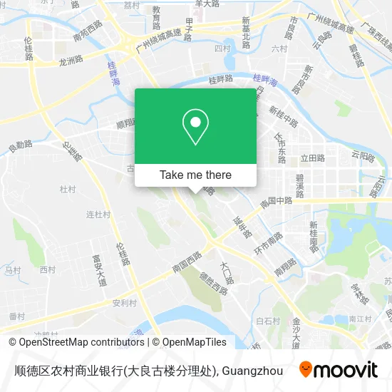 顺德区农村商业银行(大良古楼分理处) map