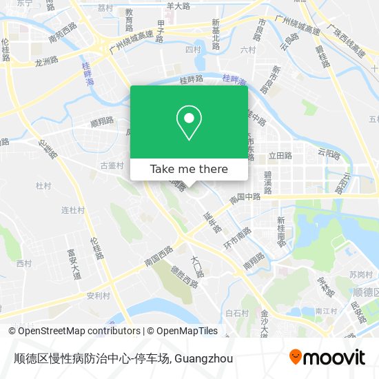 顺德区慢性病防治中心-停车场 map