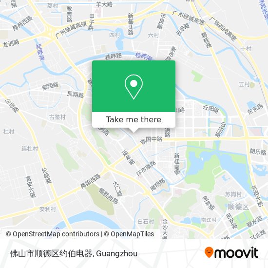 佛山市顺德区约伯电器 map