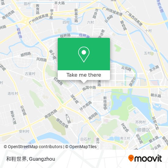 和鞋世界 map