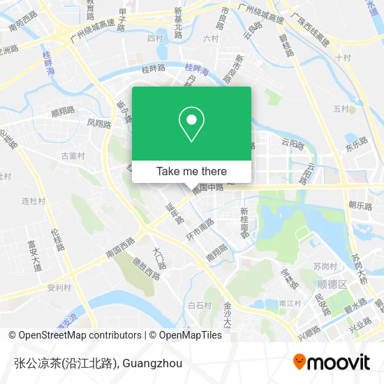 张公凉茶(沿江北路) map