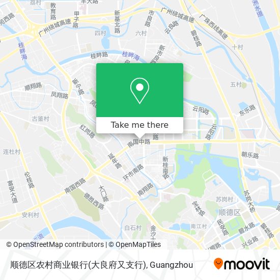 顺德区农村商业银行(大良府又支行) map