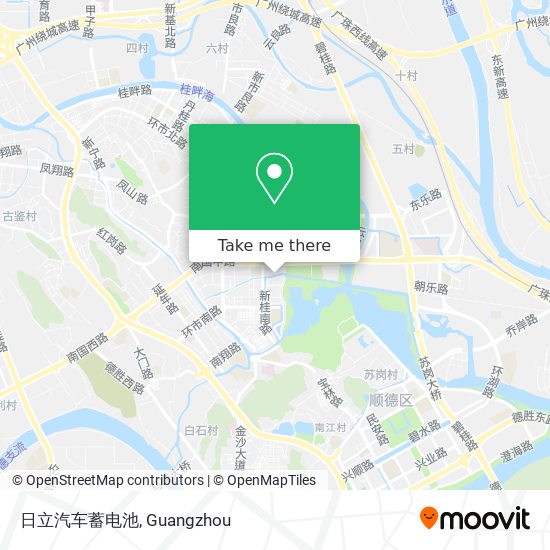 日立汽车蓄电池 map