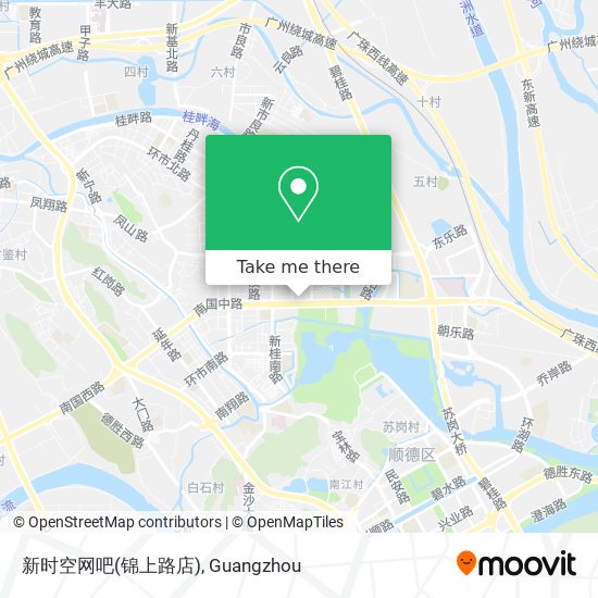新时空网吧(锦上路店) map