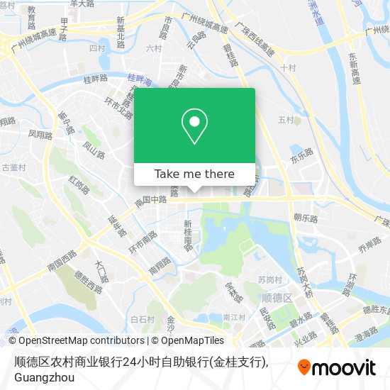 顺德区农村商业银行24小时自助银行(金桂支行) map