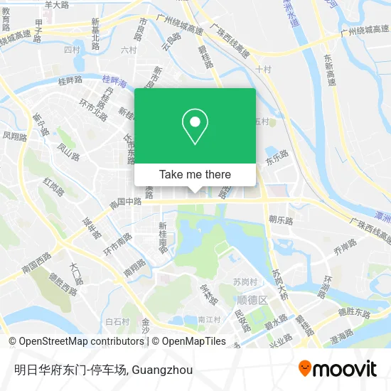 明日华府东门-停车场 map