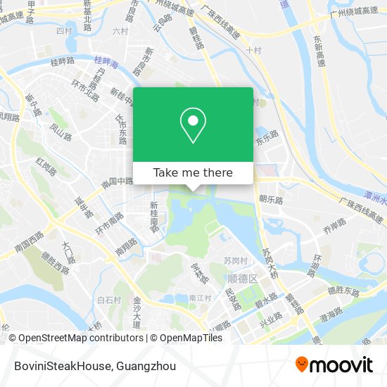 BoviniSteakHouse map