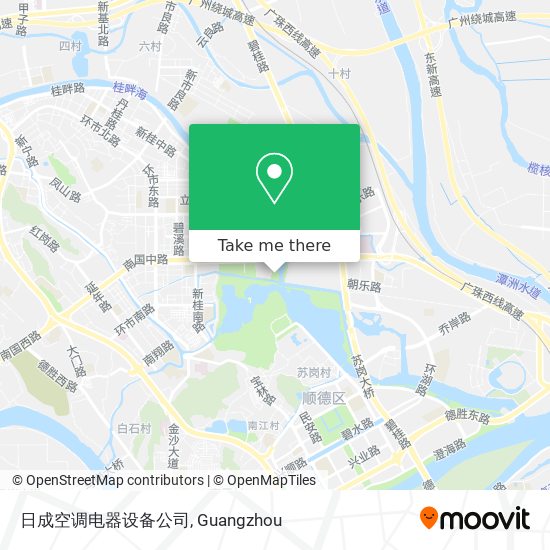 日成空调电器设备公司 map