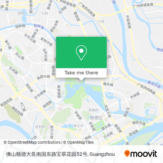 佛山顺德大良南国东路宝翠花园52号 map