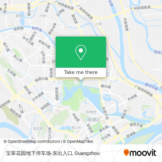 宝翠花园地下停车场-东出入口 map