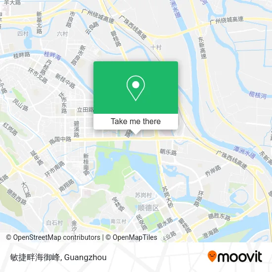 敏捷畔海御峰 map
