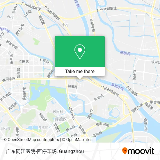 广东同江医院-西停车场 map