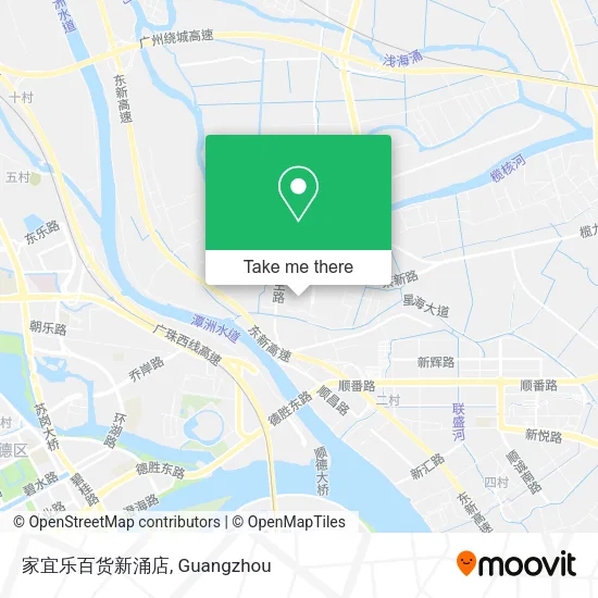 家宜乐百货新涌店 map