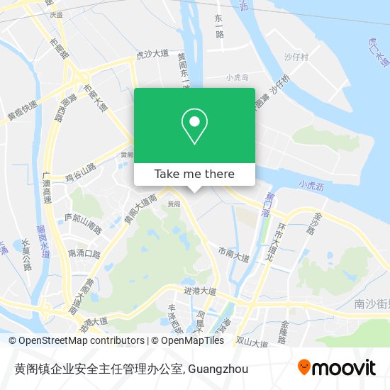 黄阁镇企业安全主任管理办公室 map