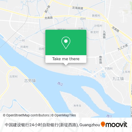 中国建设银行24小时自助银行(新堤西路) map