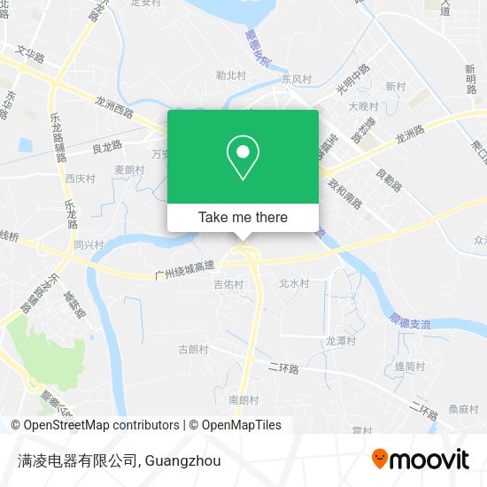 满凌电器有限公司 map