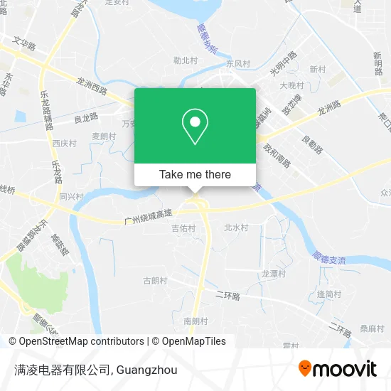 满凌电器有限公司 map