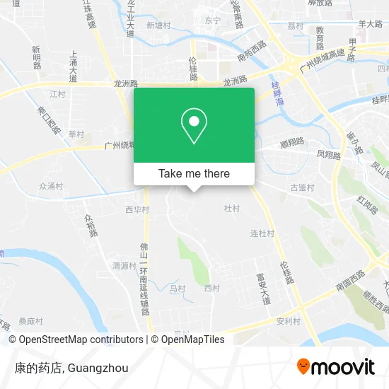 康的药店 map