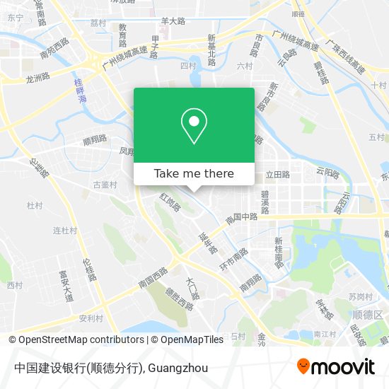中国建设银行(顺德分行) map
