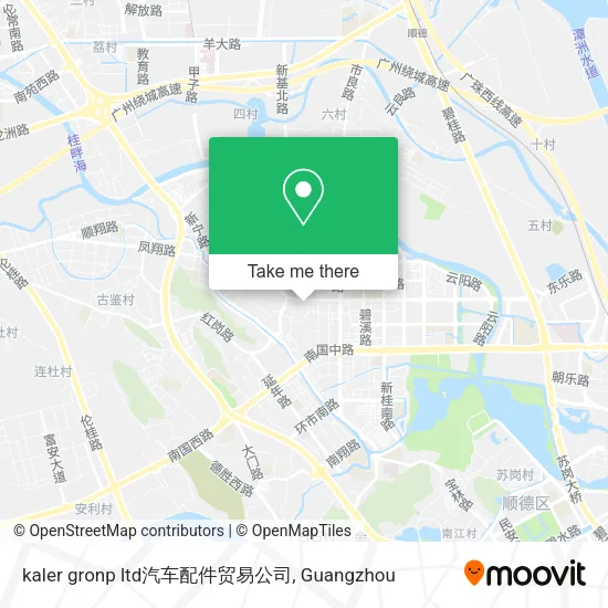 kaler gronp ltd汽车配件贸易公司 map