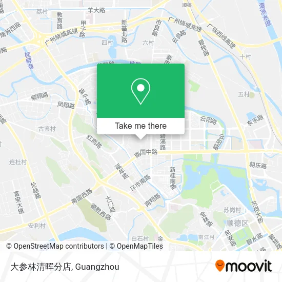 大参林清晖分店 map