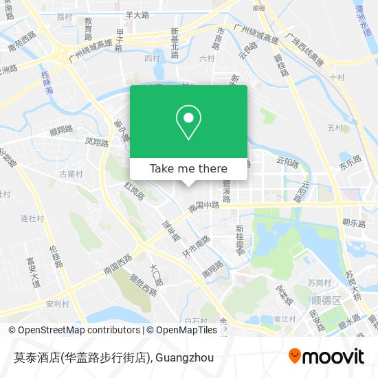 莫泰酒店(华盖路步行街店) map