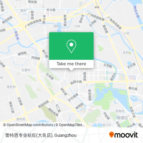 蕾特恩专业祛痘(大良店) map